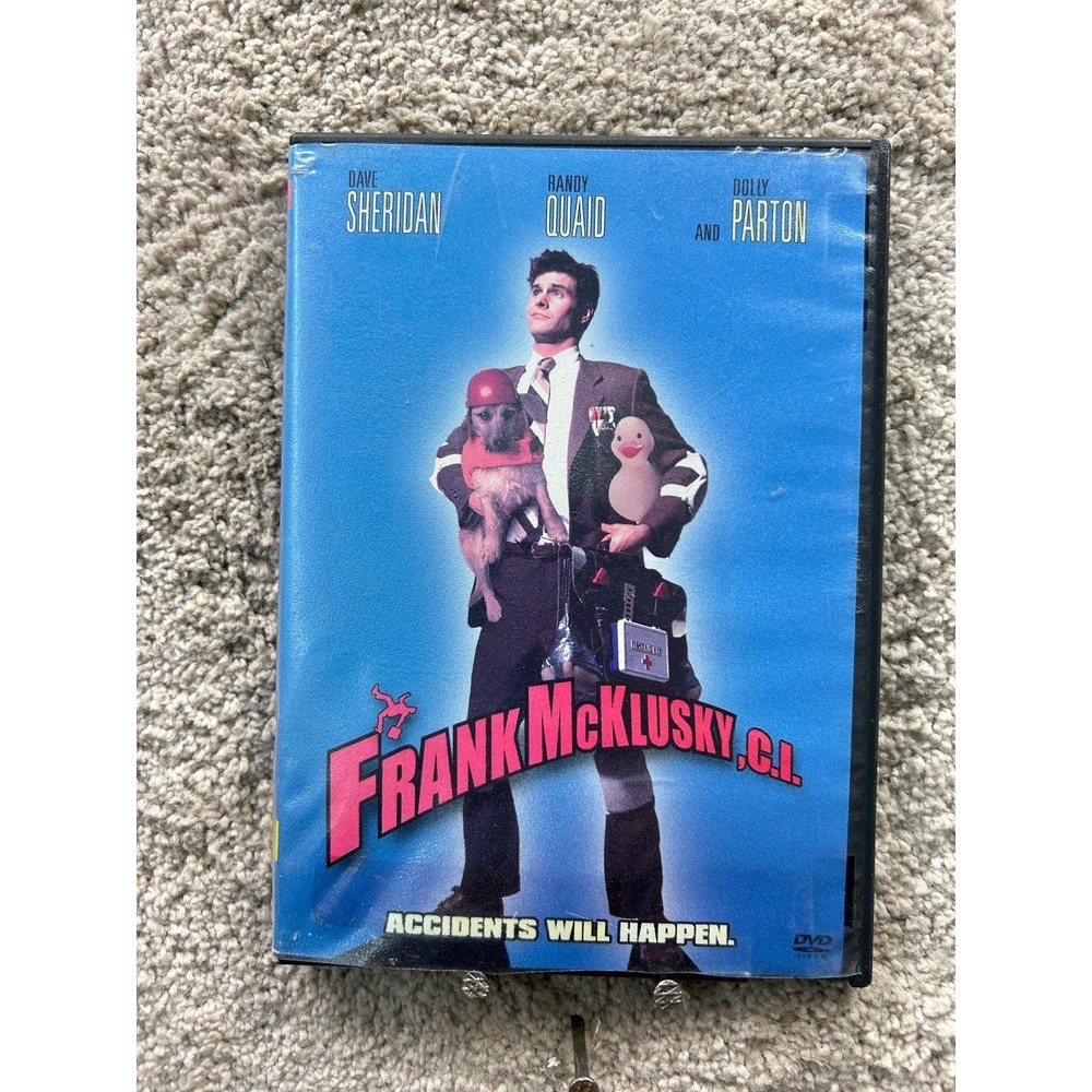 Touchstone Frank McKlusky C.I. DVD Blockbuster Case Comedy 2000s Retro Movie